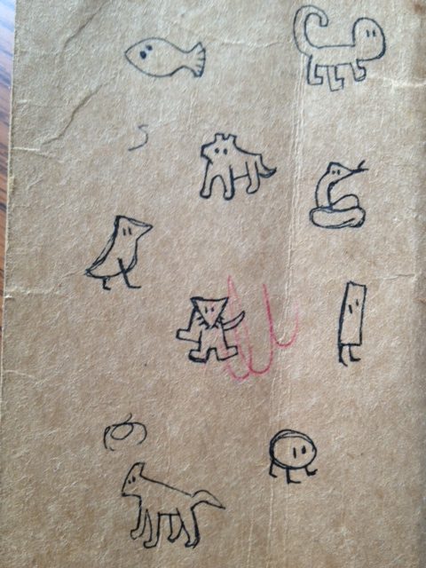 Animals from the back of my notebook