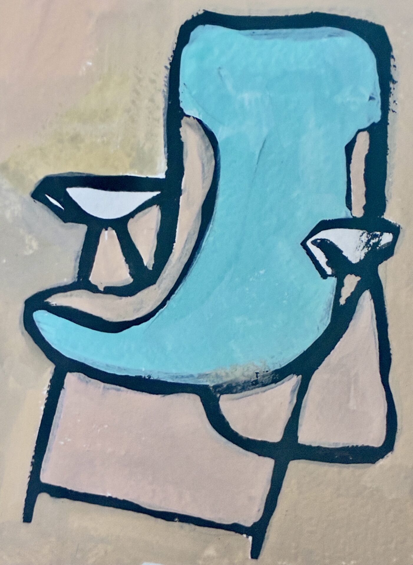 Blue chair